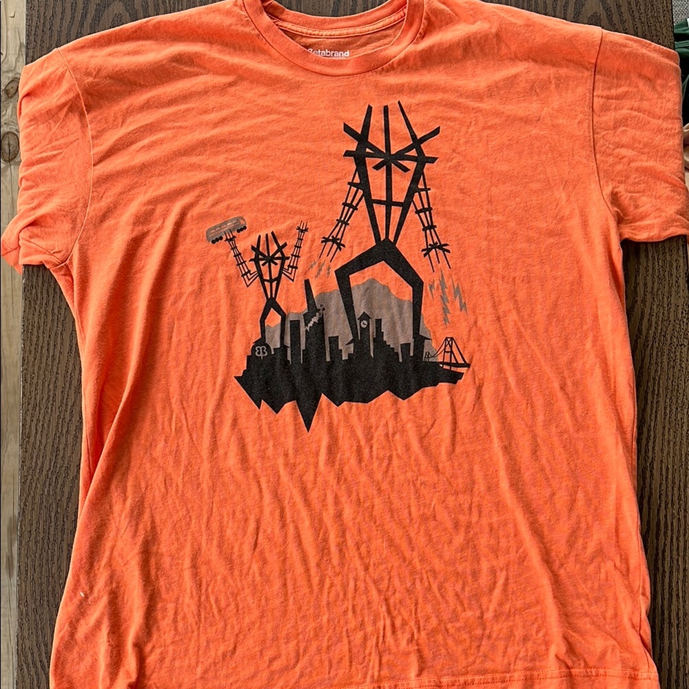 Betabrand electric tower T shirt XXL